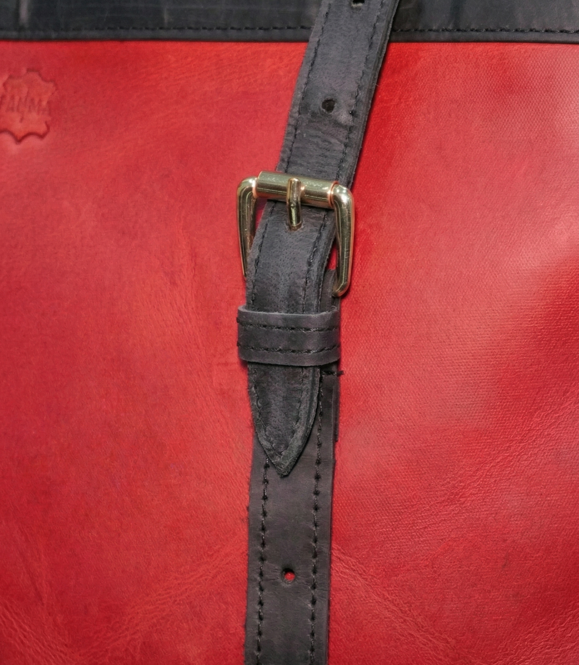 Handcrafted Two-Tone Genuine Leather Tote Bag | Chic Everyday Carry