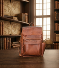Handcrafted Vintage Genuine Leather Backpack | Minimalist Daily Travel Bag