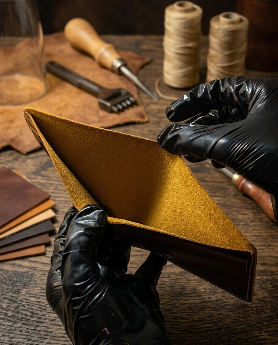 FAUMA Premium Handcrafted Genuine Leather Bifold Wallet for Men