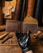 FAUMA Premium Handcrafted Genuine Leather Bifold Wallet for Men